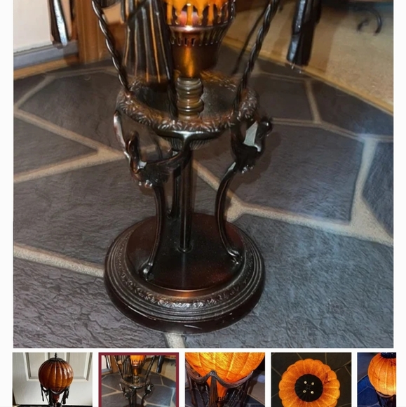 Art Deco Maitland Smith Hot Air Balloon Lamp - Picture 7 of 10